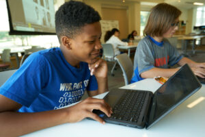 Student at ERIE 21 youth program