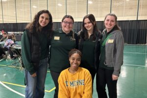 Student Ambassadors at an event for accepted students