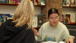 Graduate Students studying