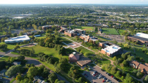 Arial View of the Le Moyne College Campus