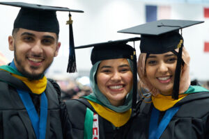 Graduates at Commencement