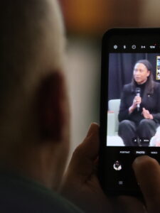 Capturing an inconic moment with Dr. Jeanette Epps