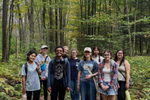 Sustainability Club on a hike