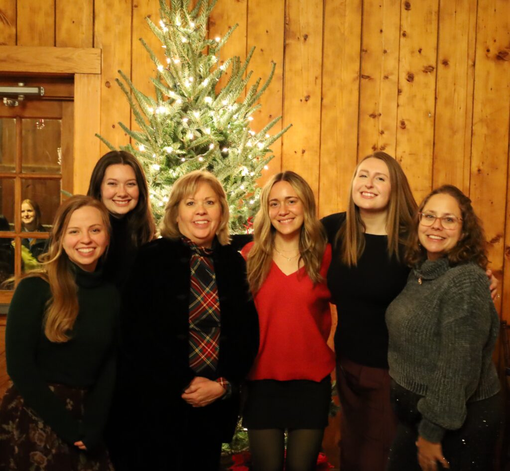 Ellen Sorber ‘20 and Ally Vail ‘25 with Skaneateles Festival colleagues